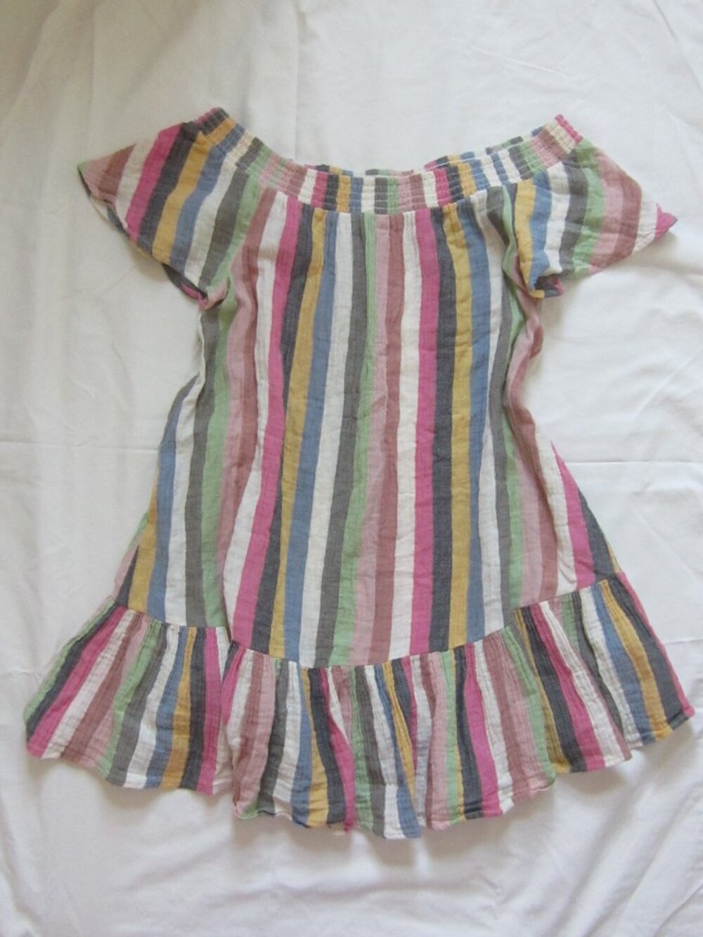 Marine Layer Mine Dress/Beach Cover Up Sz L~Off shoulder Mini Dress